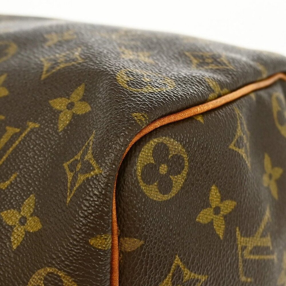 LOUIS VUITTON SPEEDY 35 HANDBAG PURSE MONOGRAM CANVAS M41524 VI864 RQ00225 - Picture 3 of 9